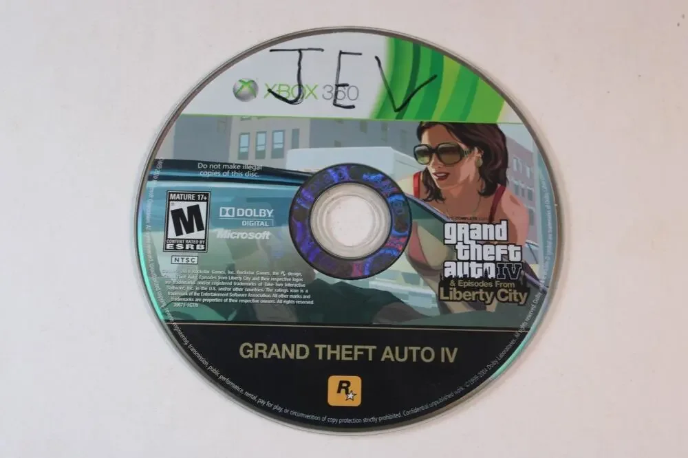 Grand Theft Auto IV & Episodes From Liberty City (Xbox 360) Game Disc Only